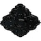 Ekena Millwork Piedmont Ceiling Medallion, Hand-Painted Black Pearl, 37"W x 26"H x 1 3/8"P CM37X26PEBPS - alternate 4